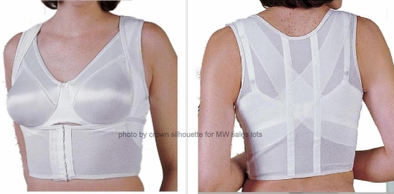 Womans upper back / posture support white size lg # 25552
