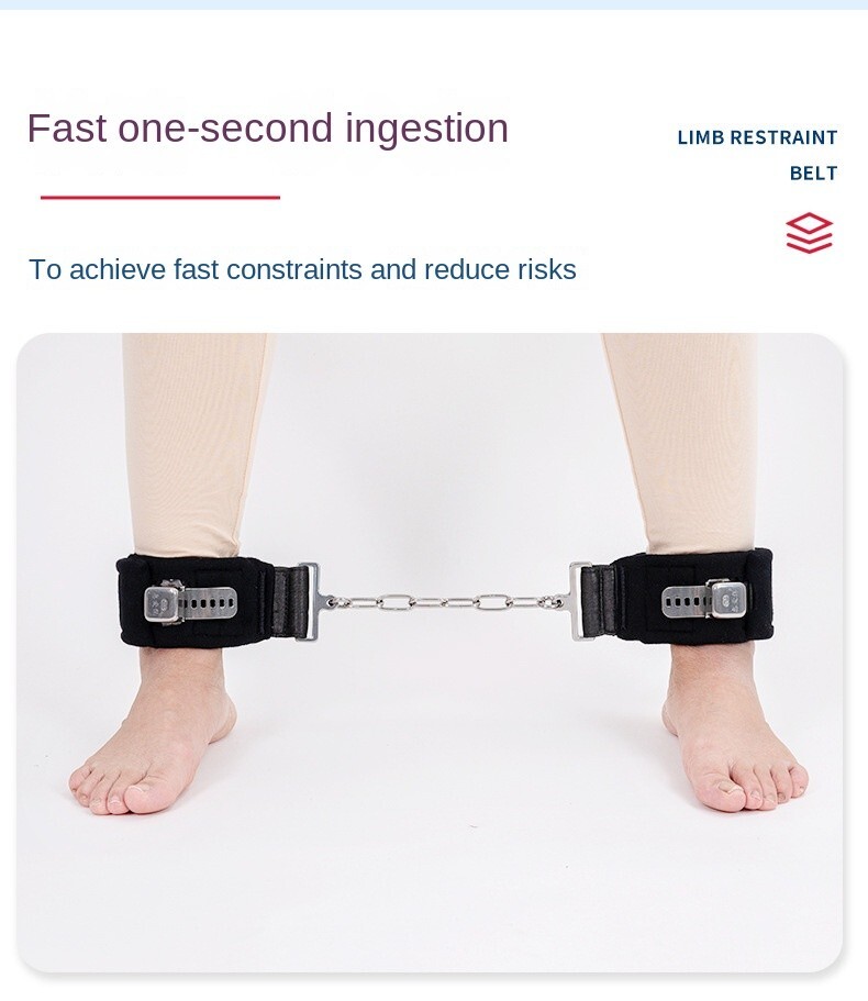 Fast Magnetic Restraint Belt Set Waist Hands And Chain Style Feet Standing