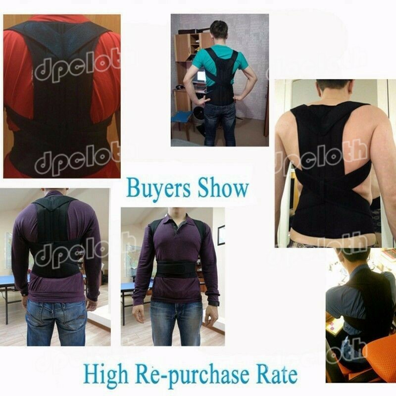 Heavy Duty Lift Lumbar Lower Back Waist Support Belt Brace Suspenders for Work