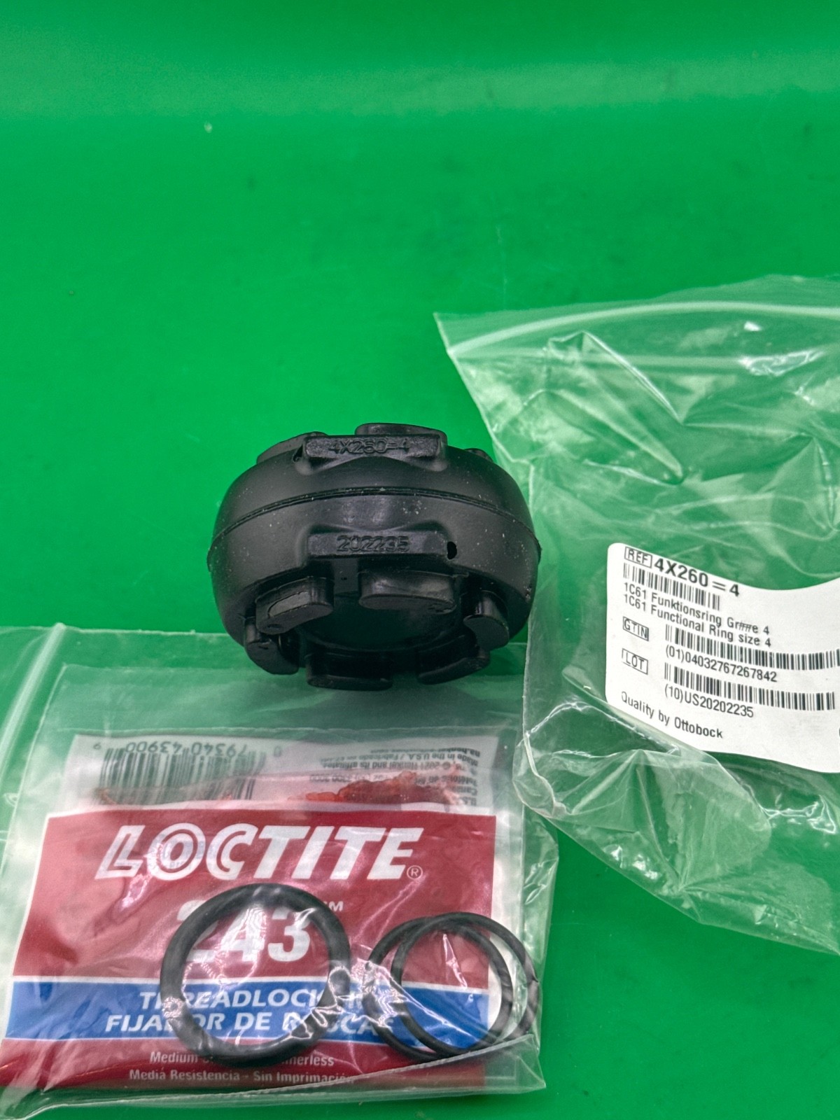 OTTOBOCK Otto Bock 1C61 triton vs prosthetic foot Functional Ring, 4×260=4, new