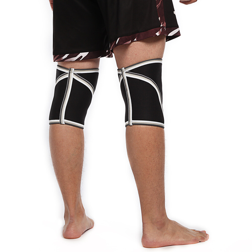 Heavy Duty Knee Support Brace 7mm Sleeves Joint Weightlifting Crossfit Squats US