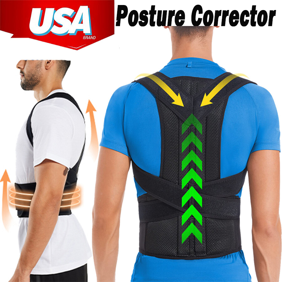 Upgraded Posture Corrector – Neck/Shoulder Pain Relief & Adjustable Straps