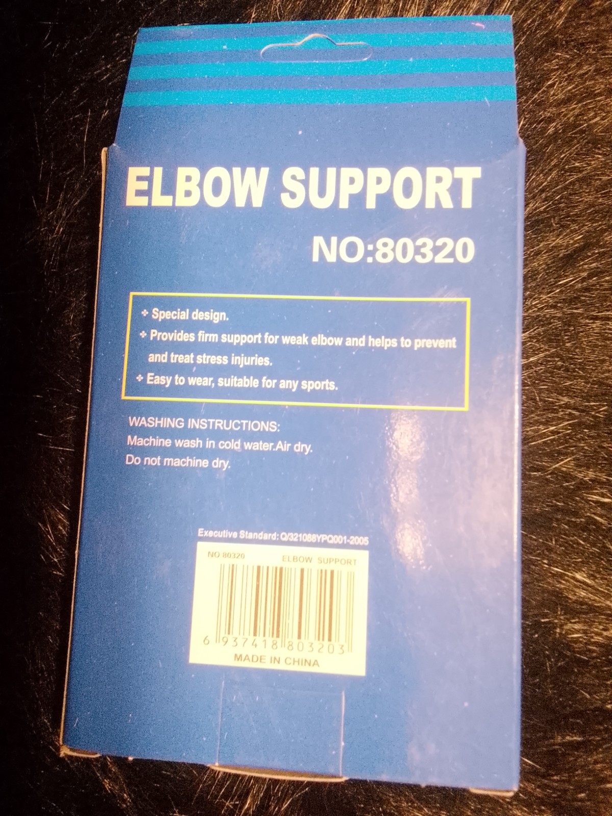 Elbow Support. No.80320. Firm support for stress injuries.