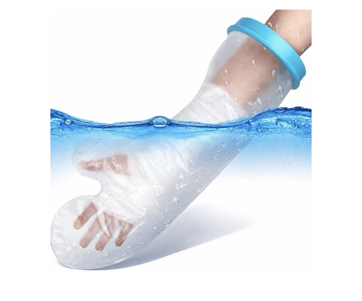 Waterproof Reusable PVC Cast Protector Cover for Arm and Hand, Bath and Shower