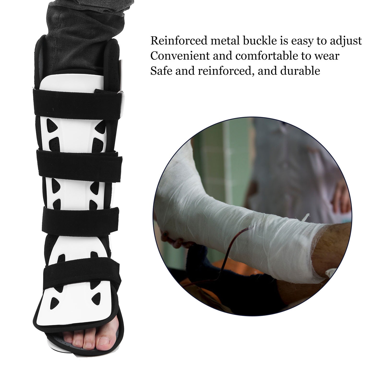 Foot Drop Corrector Varus Valgus Ankle Brace Fracture Ankle Fixation Support M