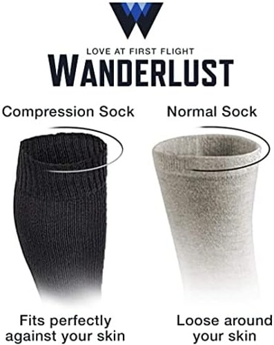 Wanderlust Travel Compression Socks – Support Stockings