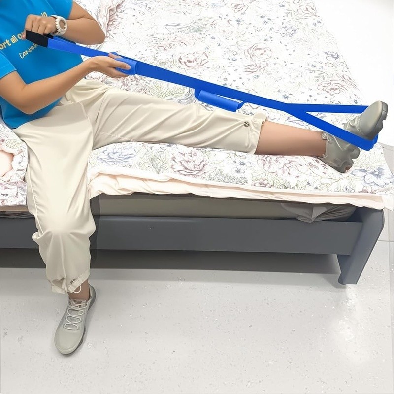 Leg Lifter Strap Hip Replacement Surgery Mobility Aid Ergonomic Design 42 Inch
