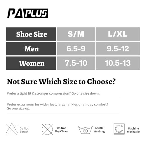 Compression Running Ankle Socks (6 Pairs) for Men Large-X-Large Black (6 Pairs)