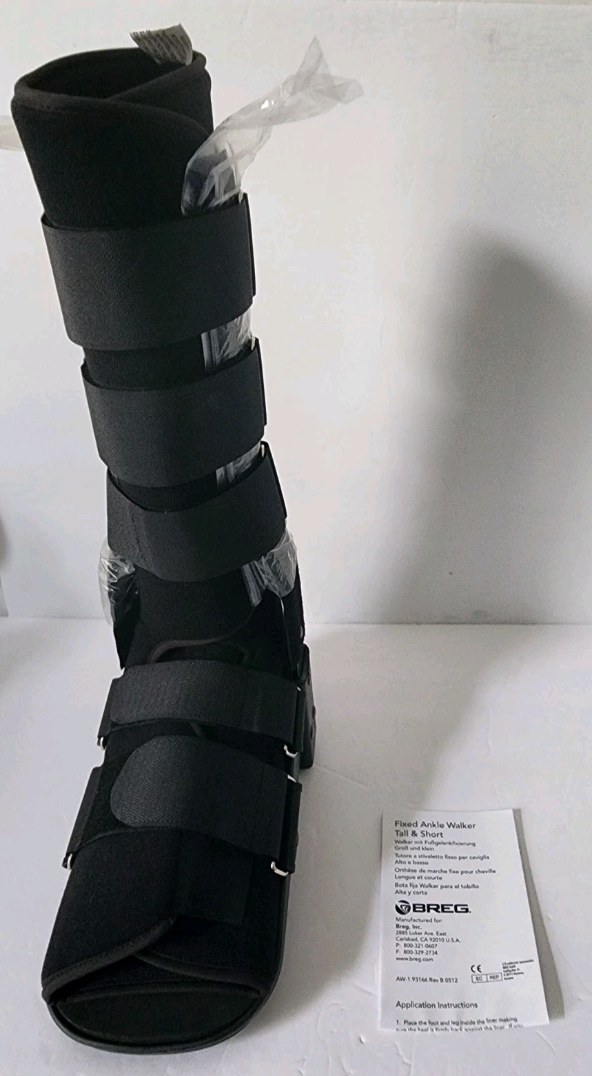 Breg Fixed Ankle Tall Walker Boot L4387OTS or L4386CF – Ultimate Support New