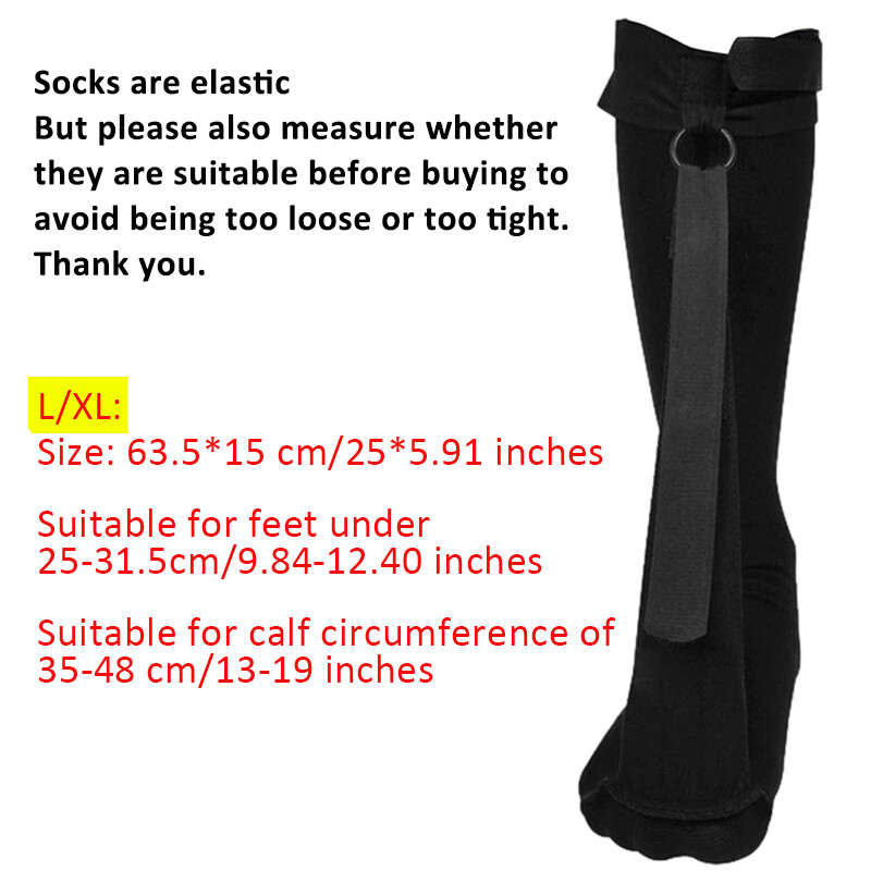Plantar Fasciitis Strassburg Sock Splint Achilles Heel Pain Relief Sleeve M/L US