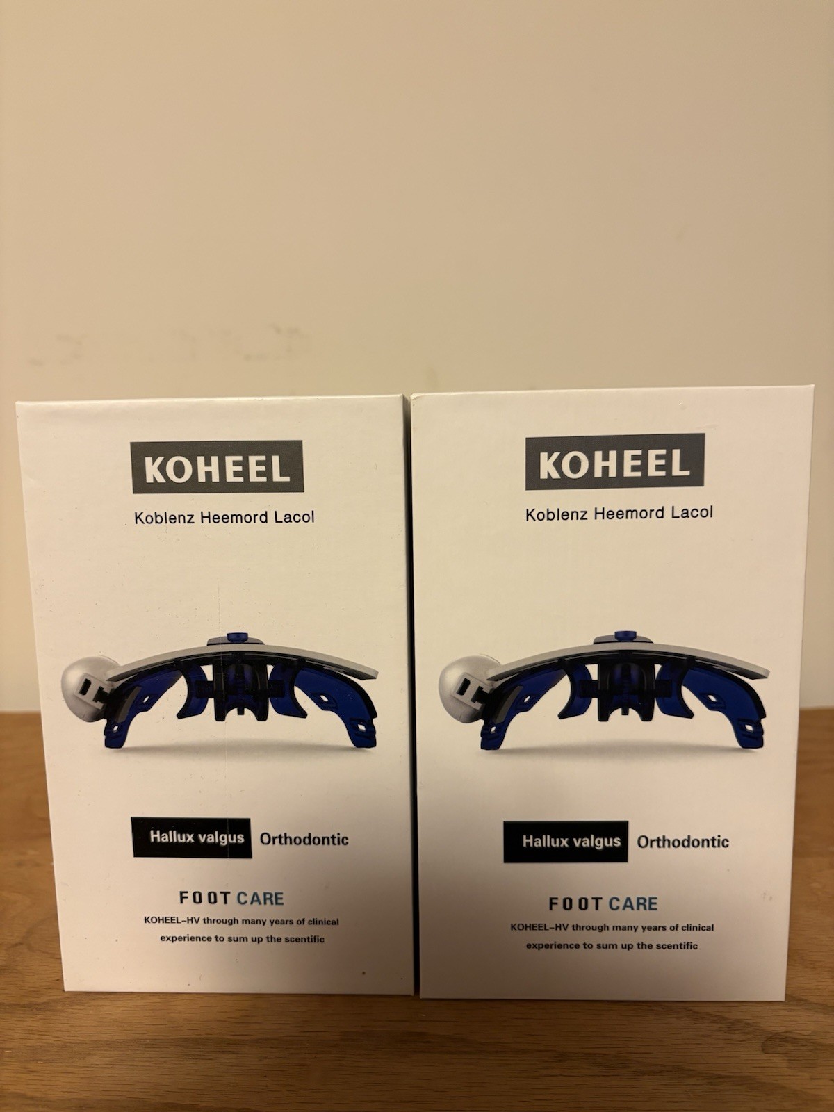 Koheel Hallux Valgus Orthodontic Foot Care One Pair(for Left Foot/Right Foot)