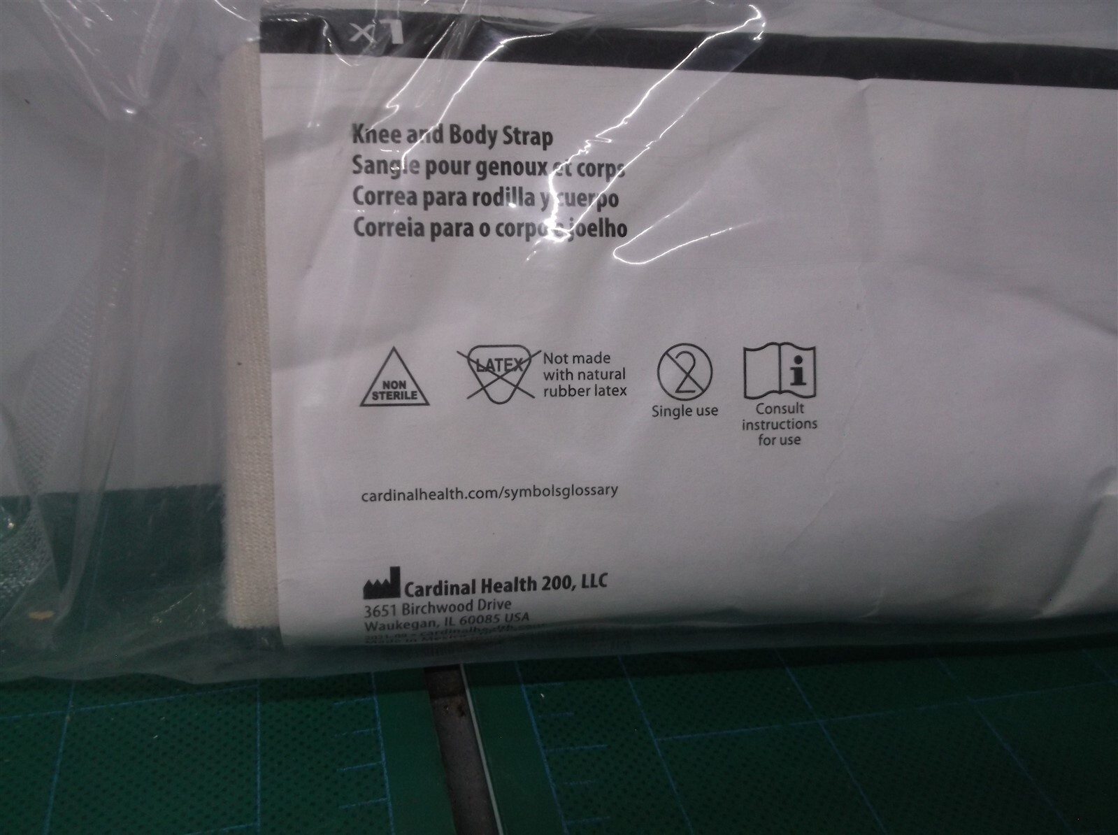 Covidien 31143004 Devon Knee and Body Strap 60″ x 3″