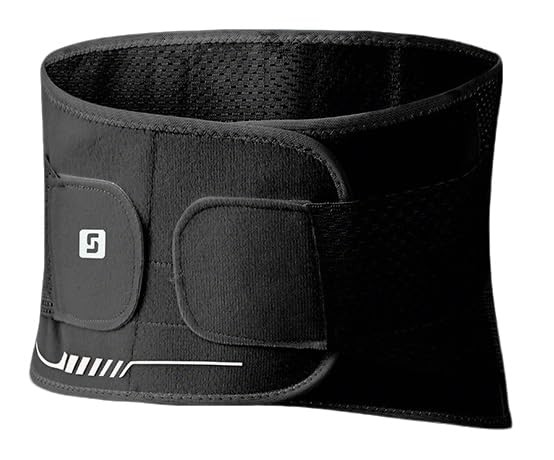 Lightweight Back Brace for Lower Pain Women Men, Lumbar X-Large, Black