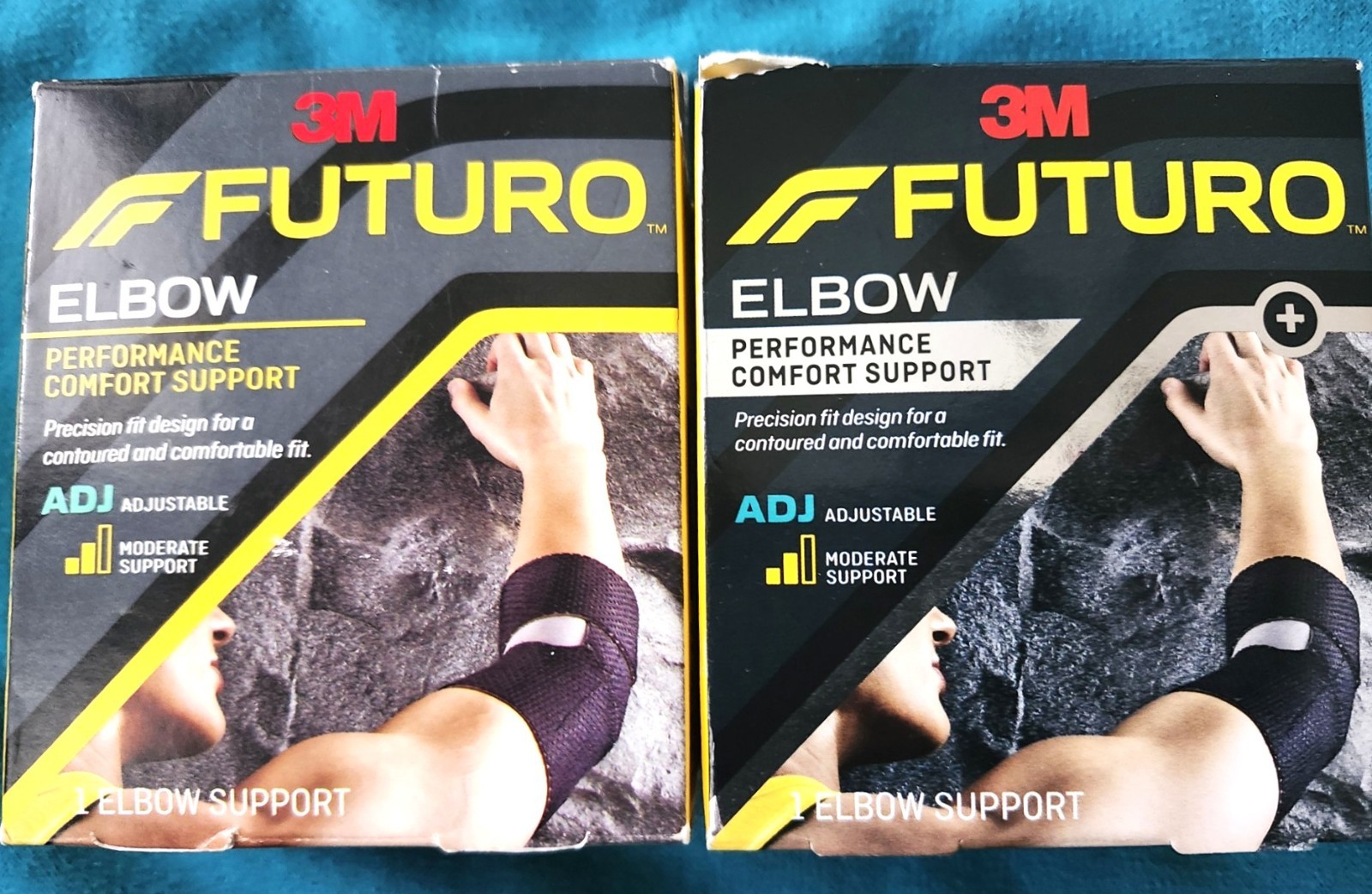 2 NEW – 3M Futuro ELBOW Performance Comfort Supports Adjustable 6.5-13.5 IN.