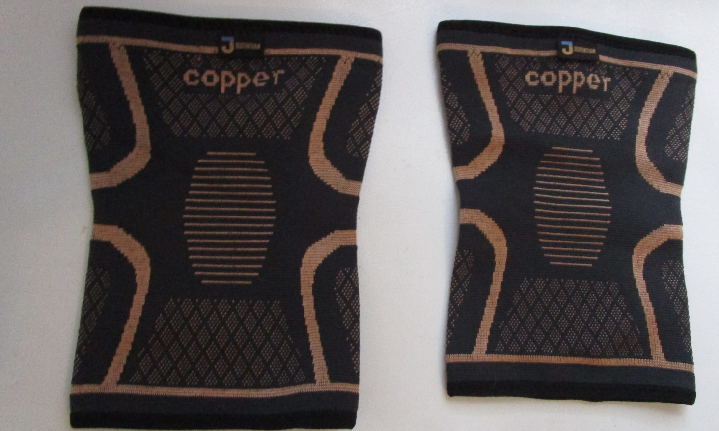 New Jiuentian Copper Knee Brace Sz 3XL Copper Nylon Latex Spandex Polyester