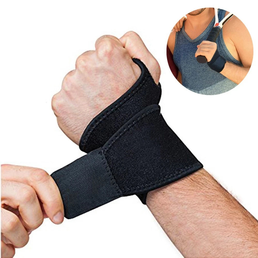 Wrist Brace Sports Band Wrap Adjustable Support Gym Strap Carpal Tunnel Bandage