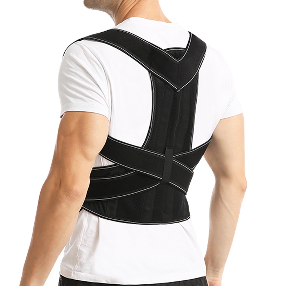 Adjustable Posture Corrector Low Back Support Shoulder Brace Belt for Men/Women