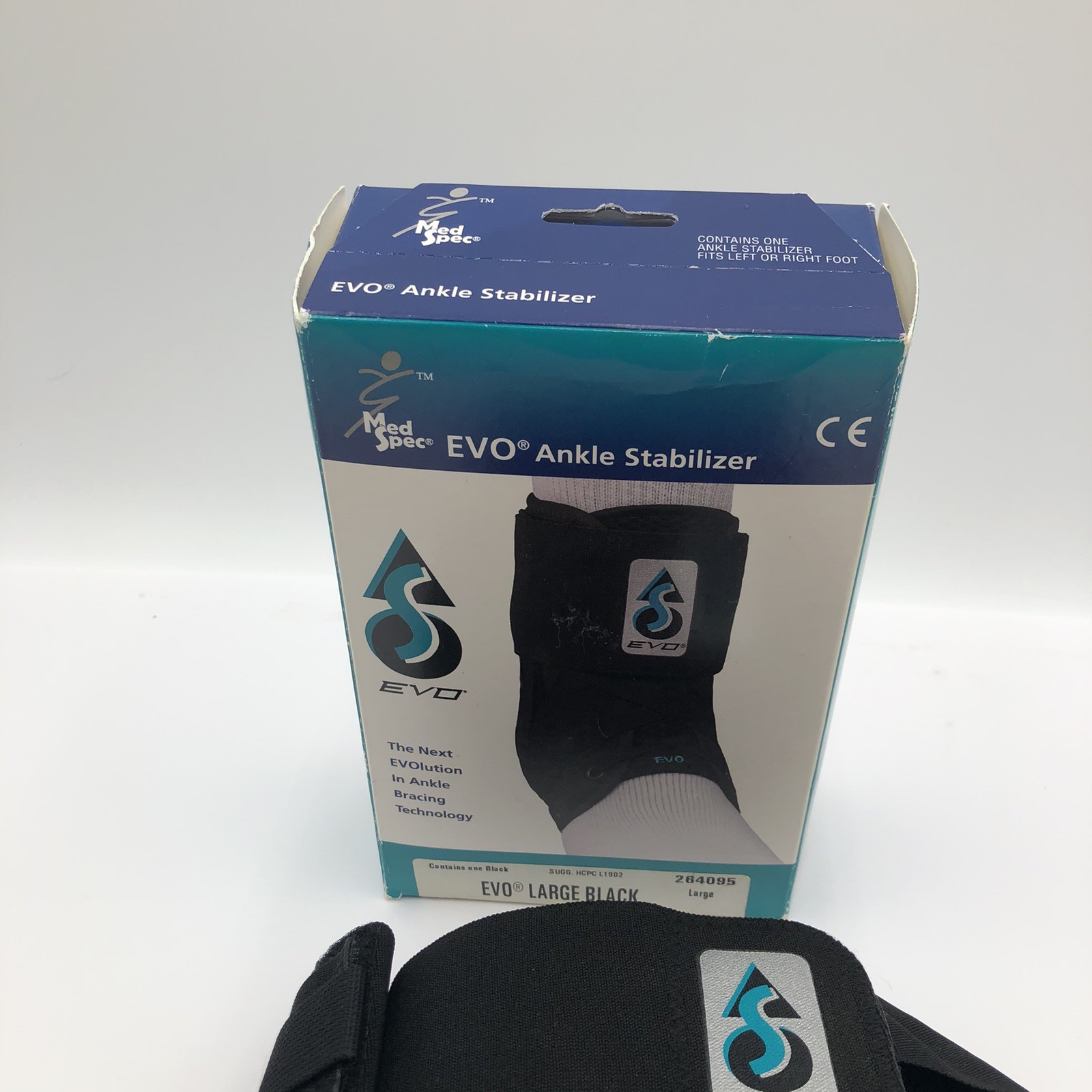 Med Spec Ankle Stabilizer Orthosis EVO Large 264095 Ankle Stabilizer Open Box