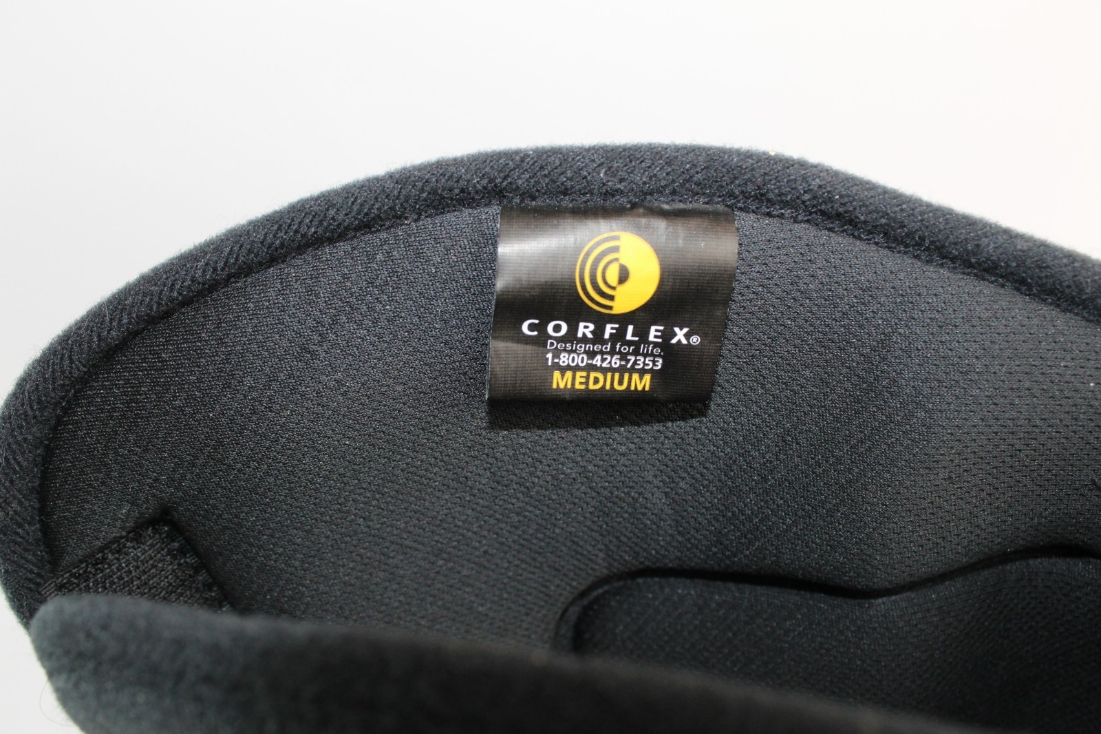 Corflex Walking Boot with Air Pump Adjustable Support, Black, Size Medium