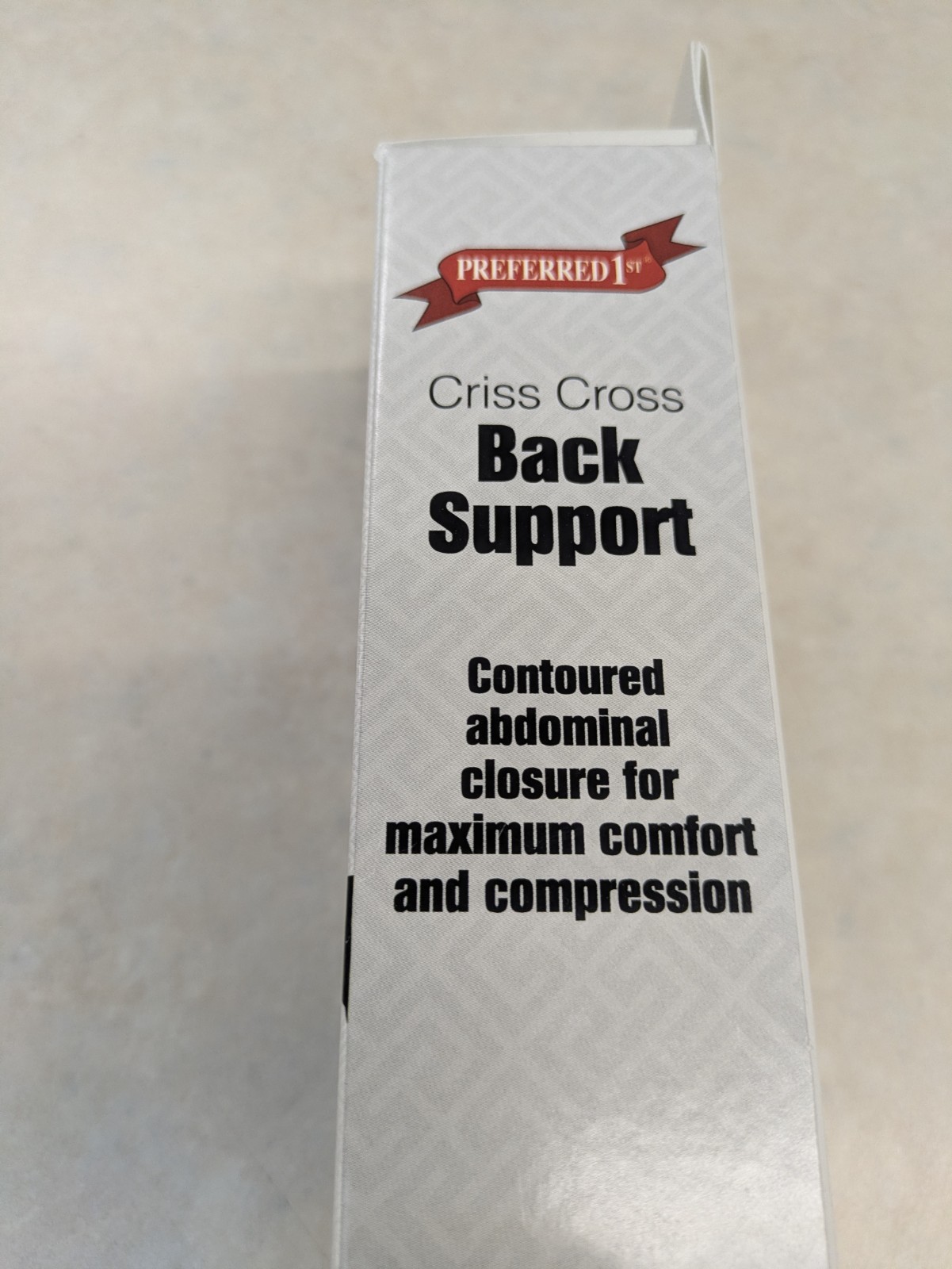 Preferred 1st CrissCross Sacro-Lumbar Support Medium Back Brace NEW