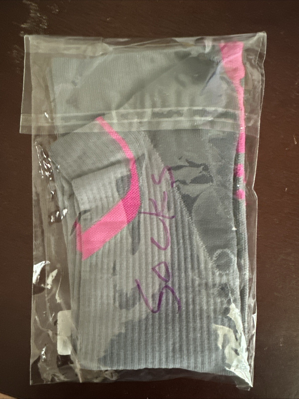 Thirty48 compression socks lg gray pink