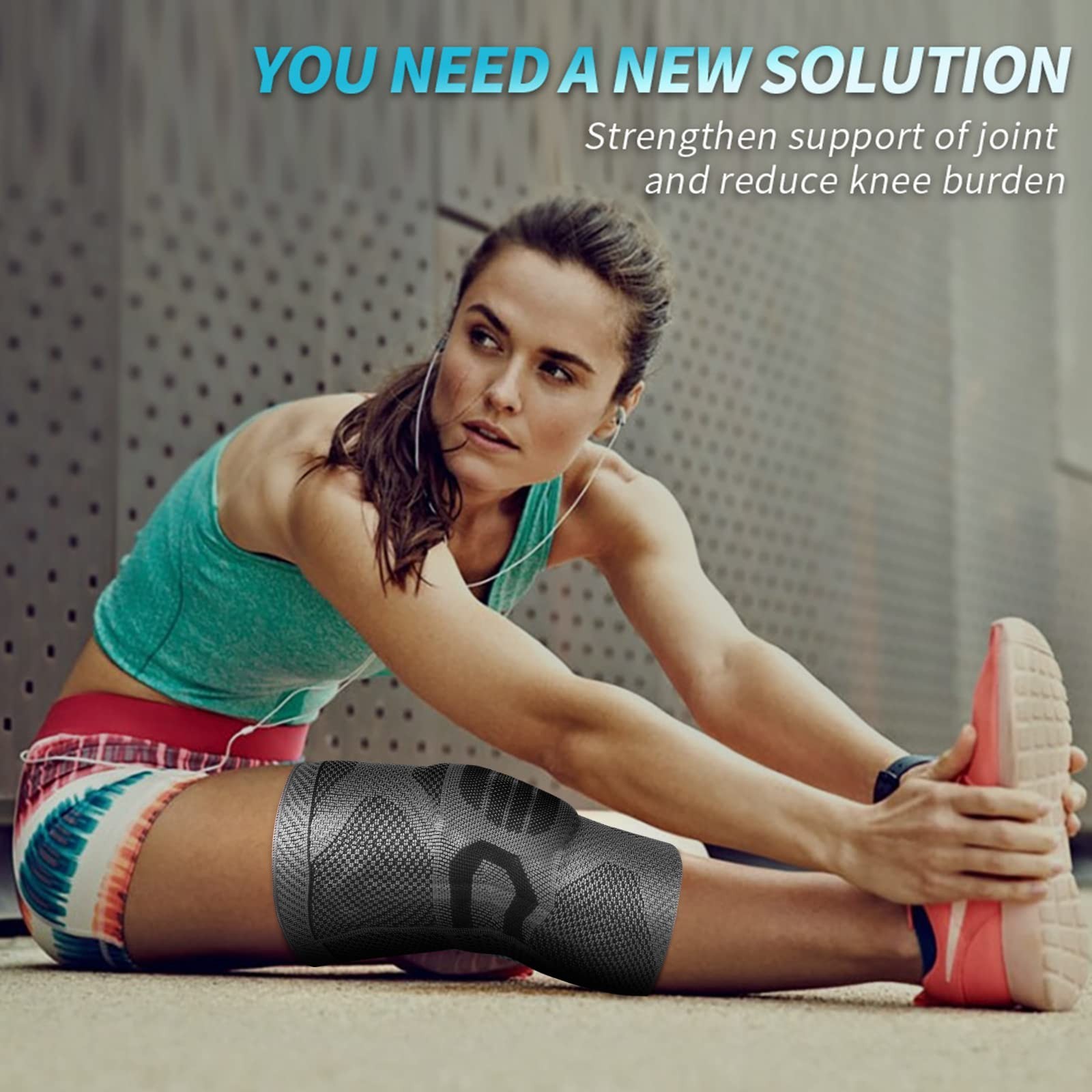Professional Knee Brace Support for Men & Women – Medical Relief, Adjustable Fit