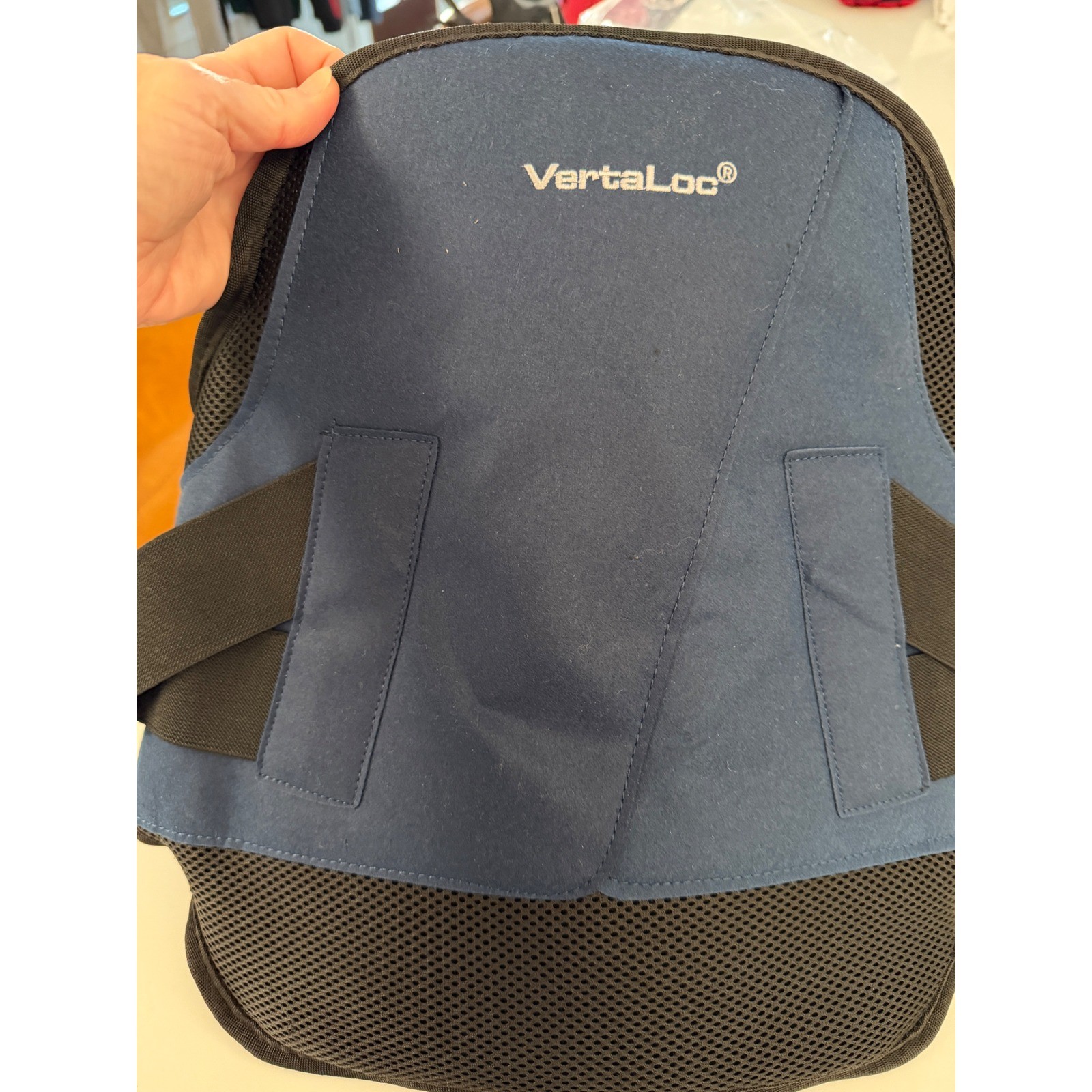 VertaLoc Flex Fit Back Brace Lumbar Sacral Orthosis LSO Blue Medium VL304LSOFF