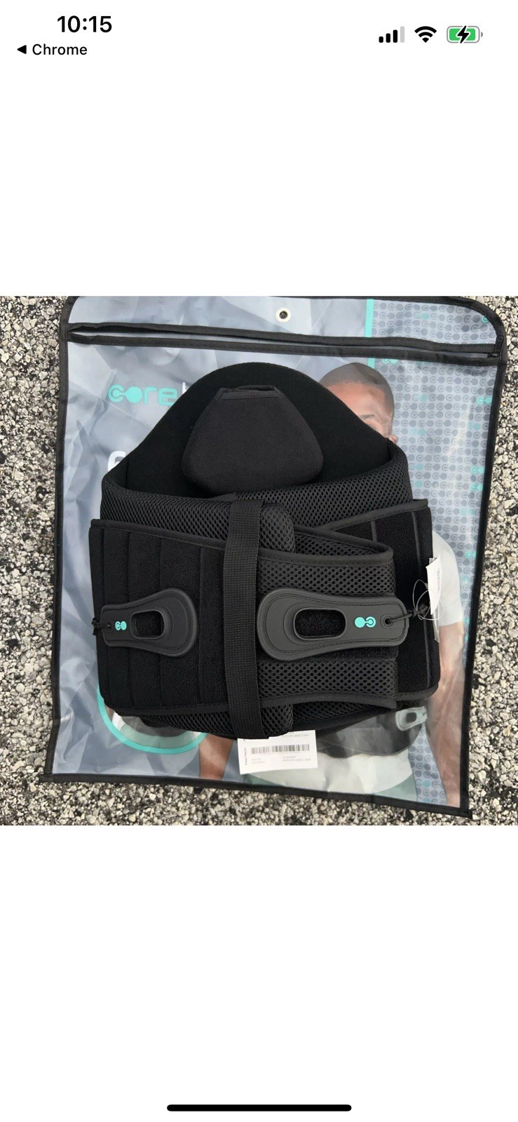 Coretech 639 LSO Adjustable Back Brace, One Size Fit All New With Tags