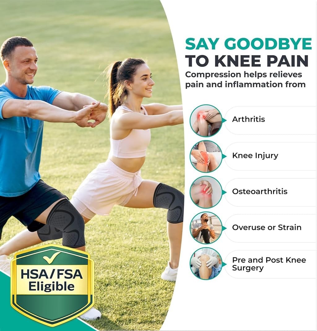 Ultimate Knee Support with Compression – Ergonomic Design for Active Life
