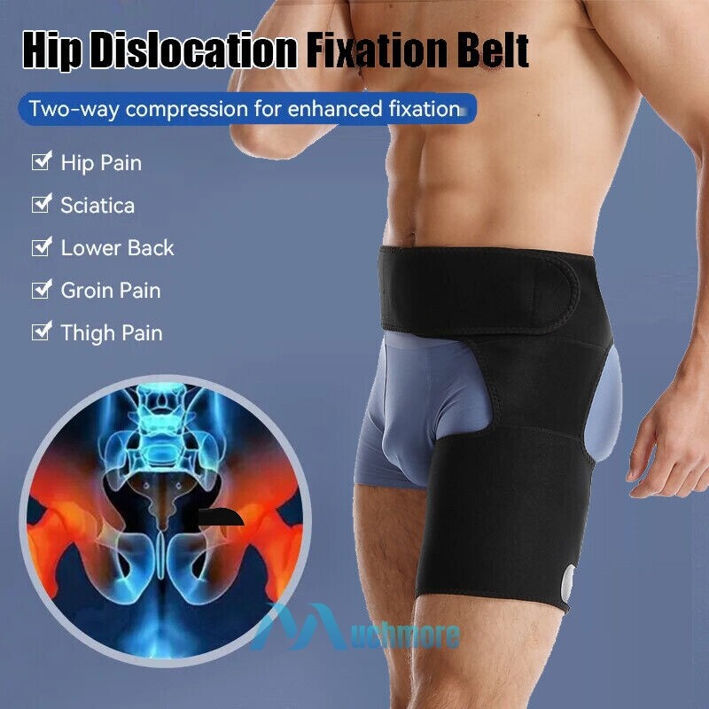 Hip Brace Compression Groin Support Wrap for Sciatica Pain Relief Thigh Recovery