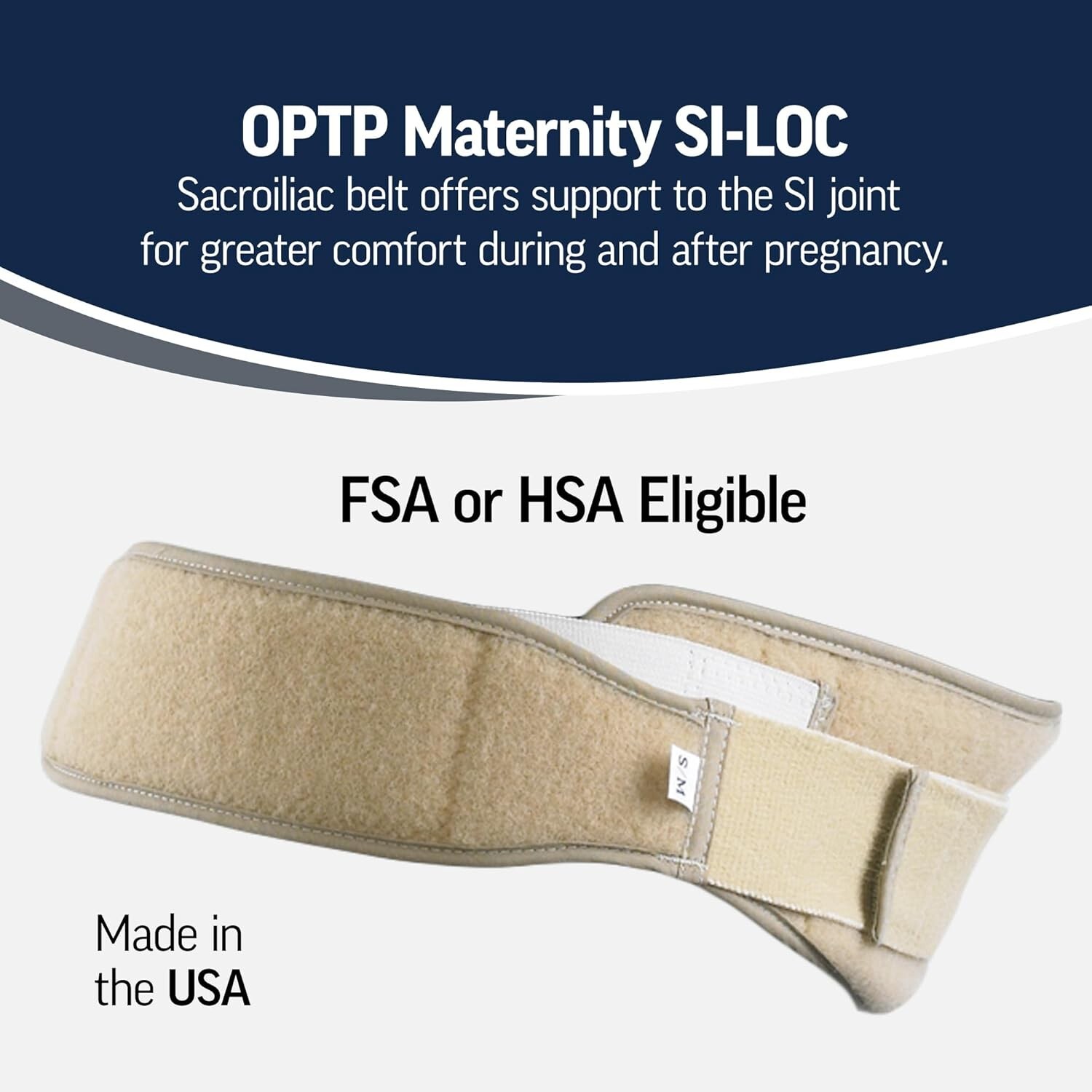 Maternity SI-LOC Support Belt – Comfortable Compression Pelvic Support Belt F…