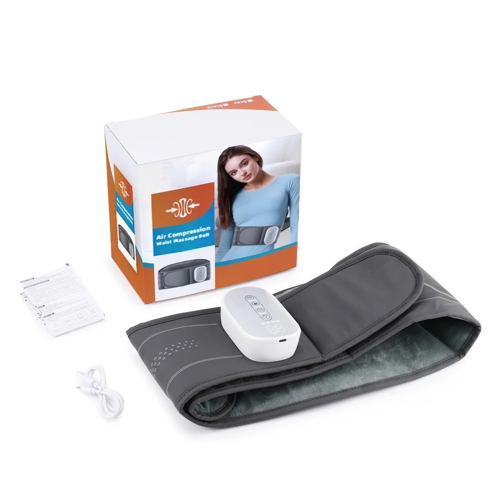 Heating Massage Decompression Belt Lumbar Support for Lower Back Pain Relief