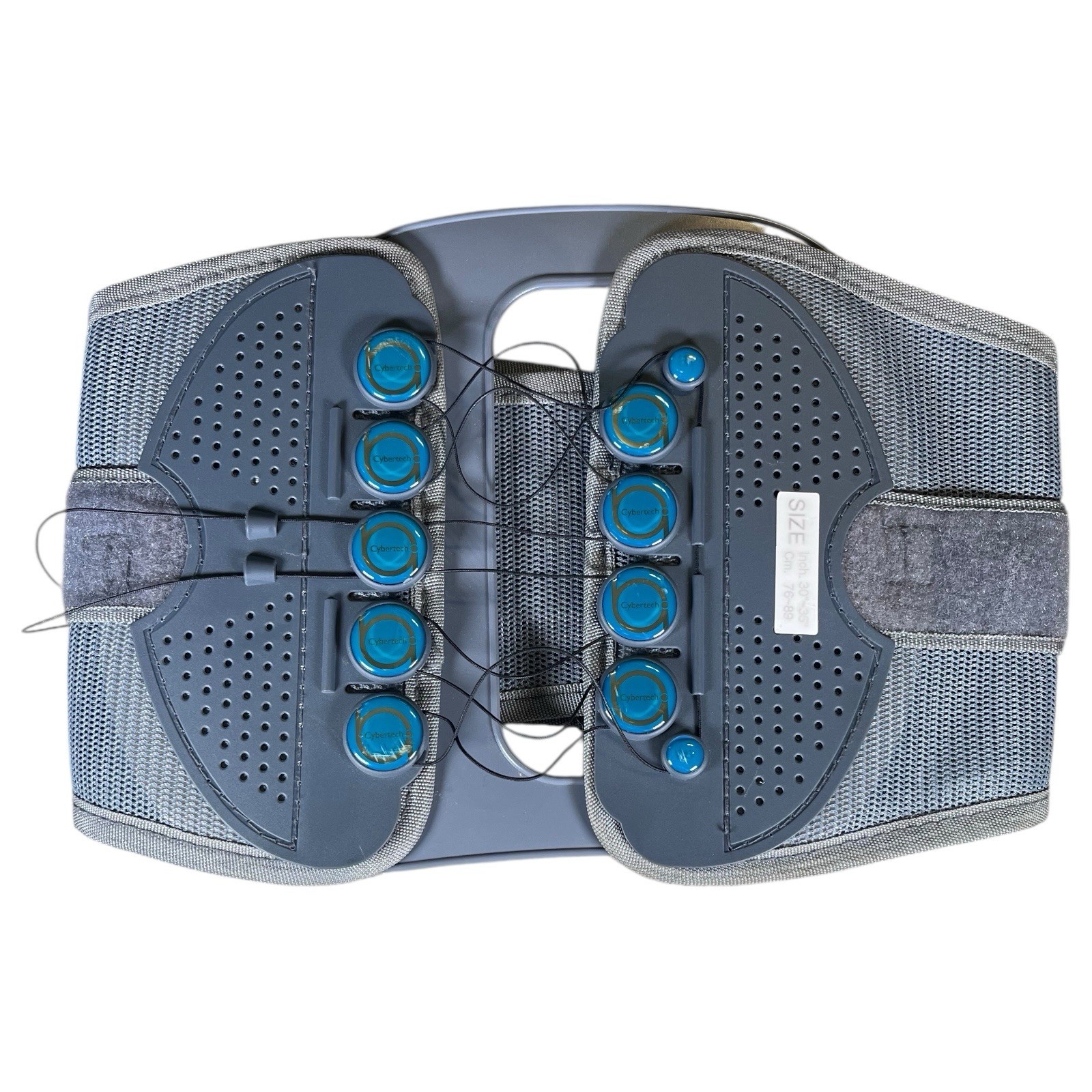 Cybertech 1000 Low Profile Back Brace Lumbar Support Grey Nylon Mesh Medium