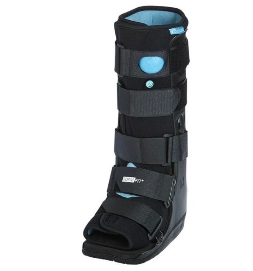 Ossur Formfit Walker Boot w/ Air Immobilization for Strains High Top, Small Blk