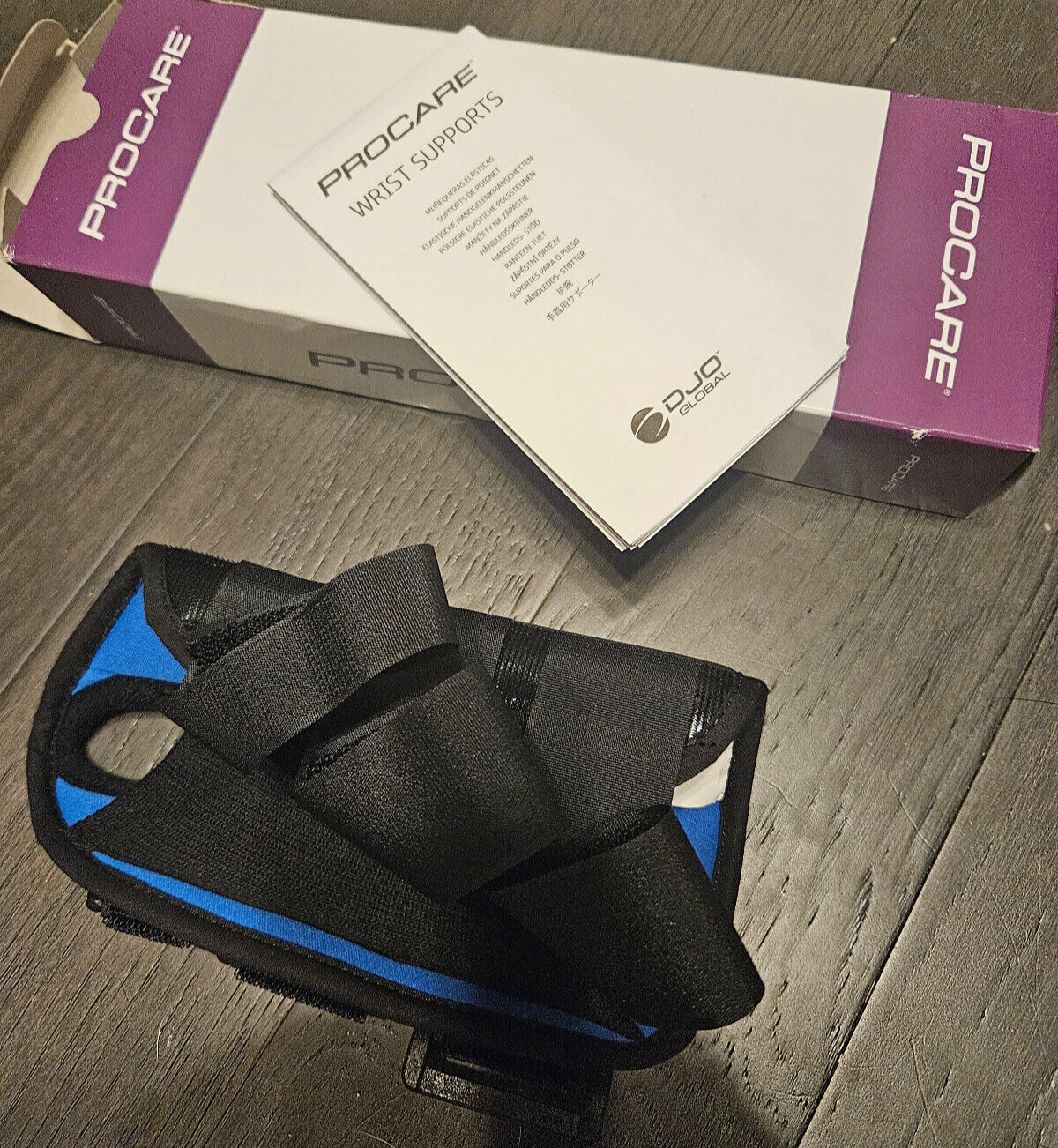 ProCare Comfort Form Wrist, Aluminum/Foam/Lycra, Black RT XS 79-87282