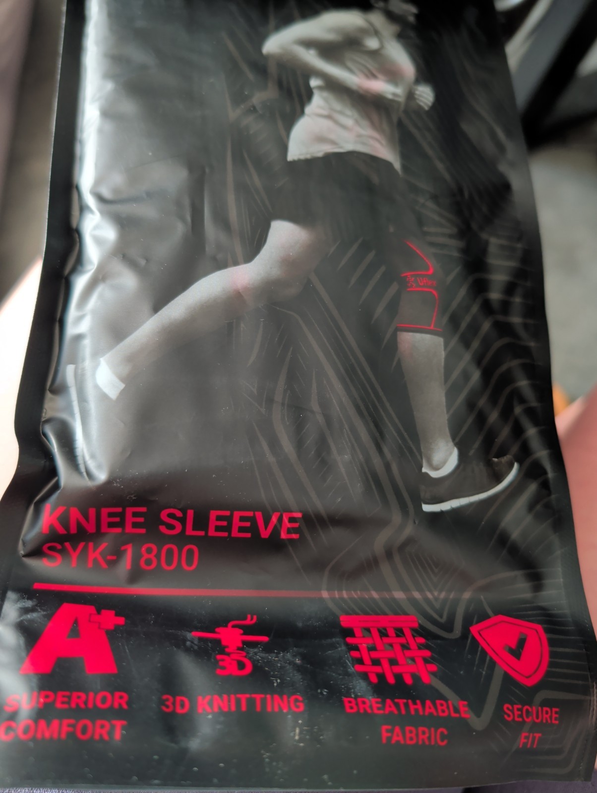 Ultra Flex Athletics Knee Sleeve SYK-1800 (Size L)