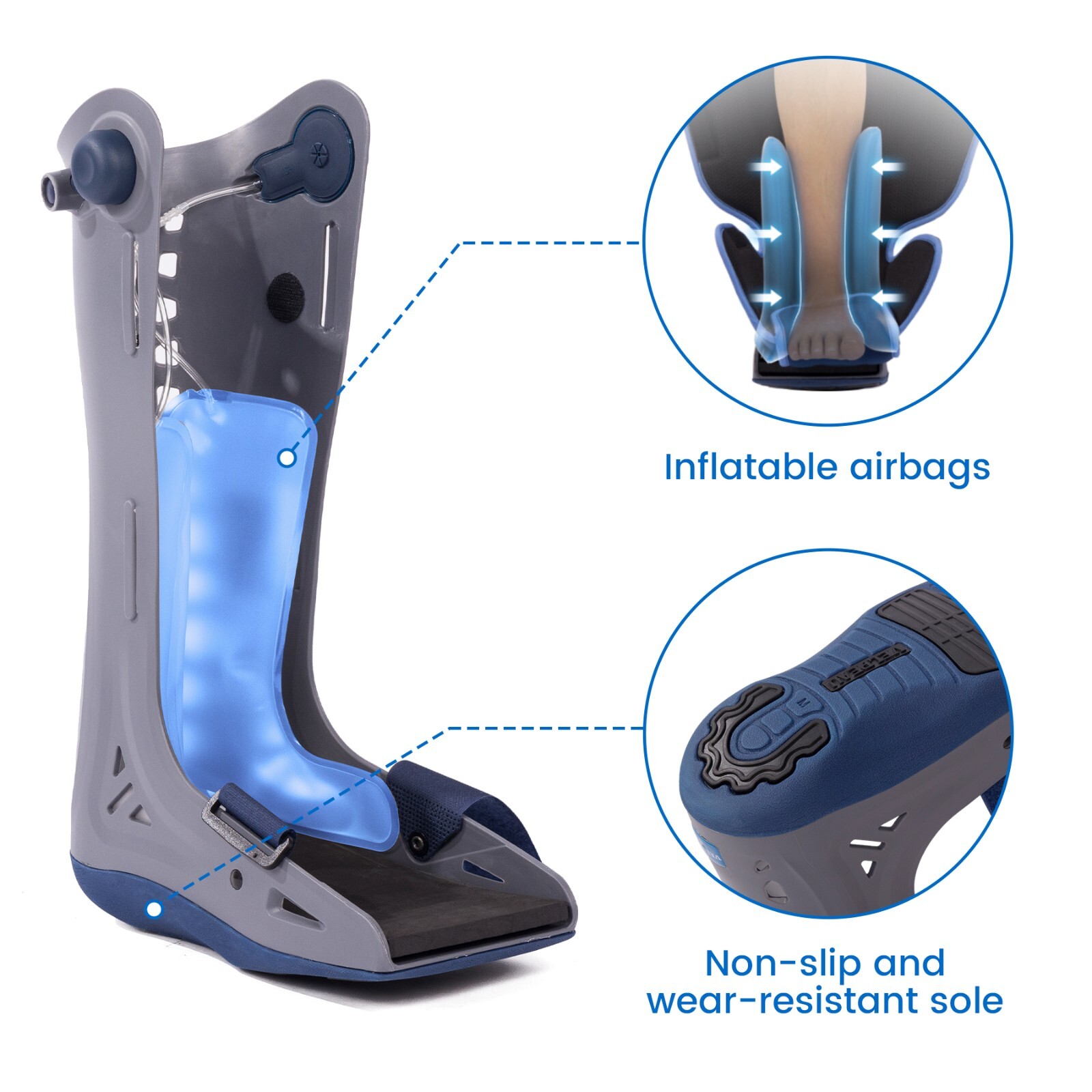 Tall Air CAM Fracture Walking Boot Medical Fracture Boot Recovery Protection