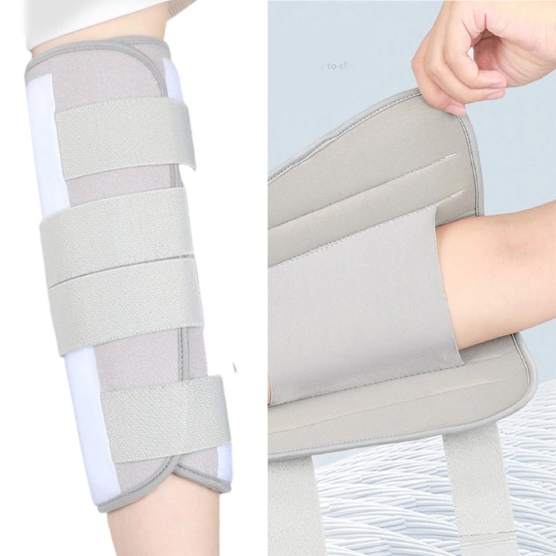 Aluminum Reinforced Elbow Support Brace For Sports Injury Recovery And Daily Use