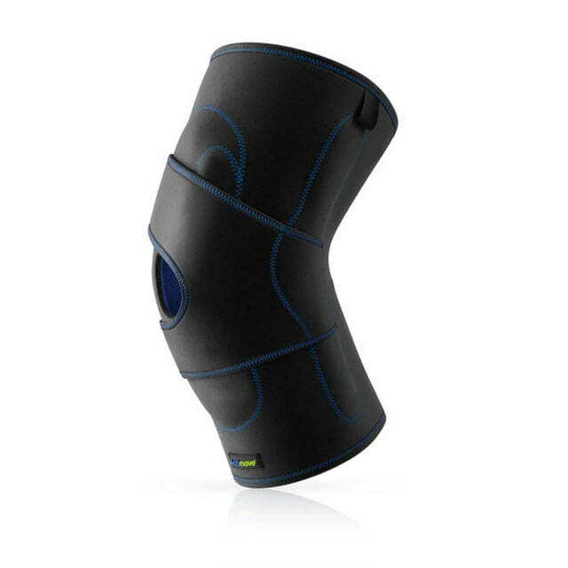 PF Knee Brace Lateral, J Buttress, Hinges, Pads Left Leg (Black) 2X-Large by ACT