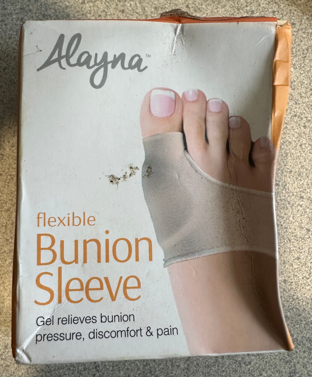 Alayna Flexible Bunion Sleeve Gel Relieves Bunion Pressure And Pain Size Medium