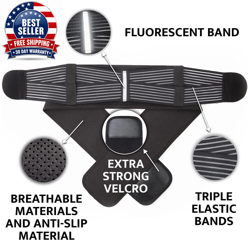 1PC Si Joint Dysfunction Back Brace Trochanteric Belt, Sacroiliac Hip Brace for
