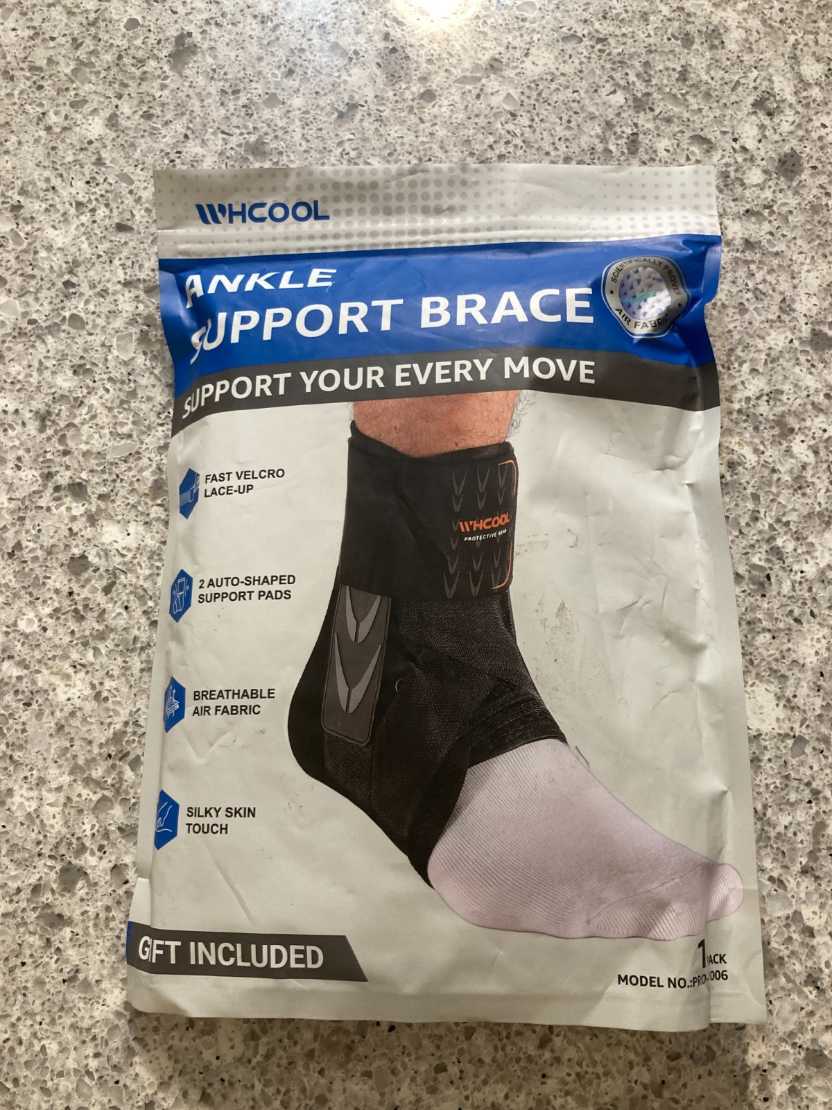 Slim-Fit Ankle Brace for Sprained Ankle, Quick Lace Up Ankle for Women Men