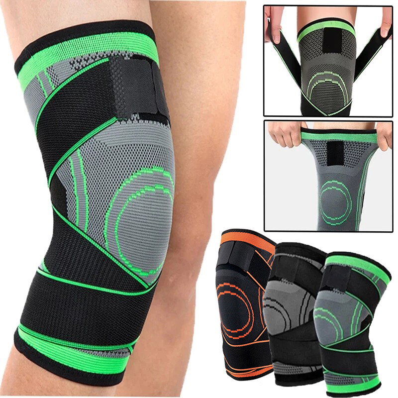 Knee Sleeve Compression Brace Support Joint Arthritis Pain Relief For Sports Gym