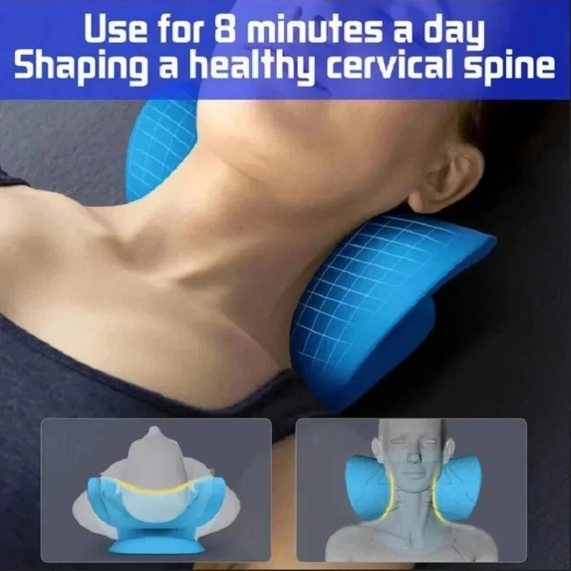 Neck Cloud Cervical Traction Device Neck Stretcher Neck Pain Relief Pillow