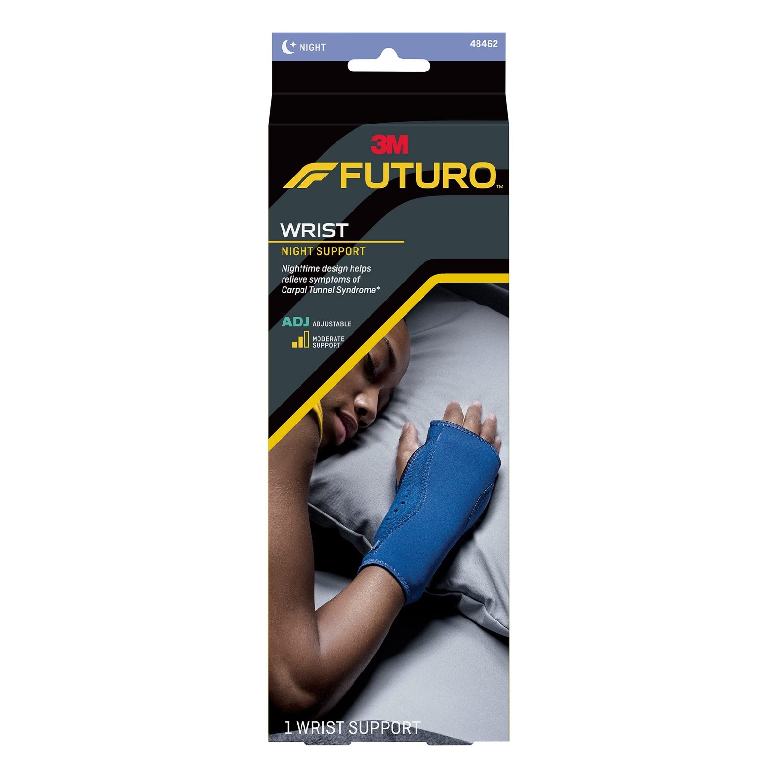 Adjustable Night Wrist Sleep Support Brace for Pain Relief & Comfort