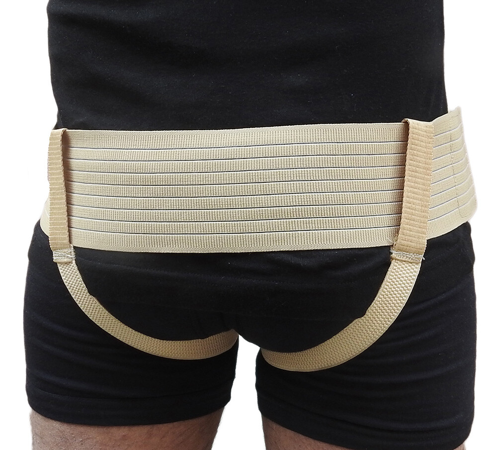 Double Inguinal Padded Hernia Support Belt Truss brace Hania Belt size S M L XL