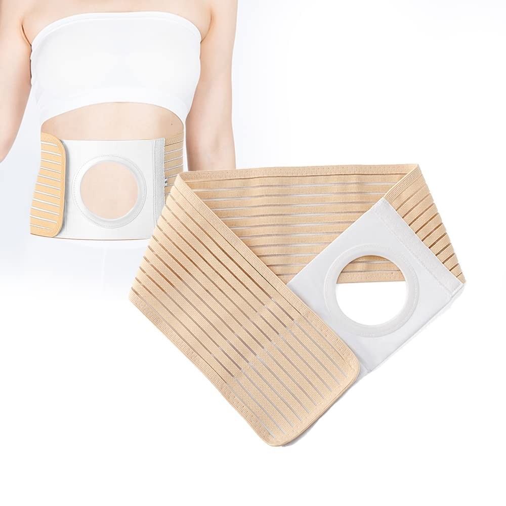 Ostomy Support Belt, Adjustable Stoma Support Belt Medical Ostomy Hernia Belt…