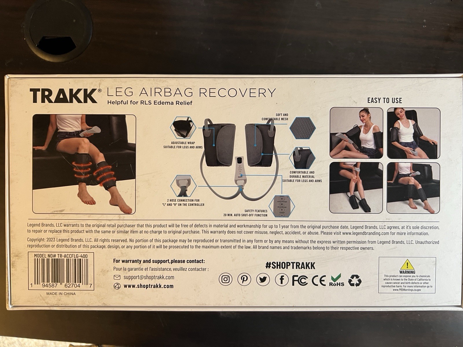Leg Airbag Recovery Helpful For RLS Edema Relief, Reduce Swelling,