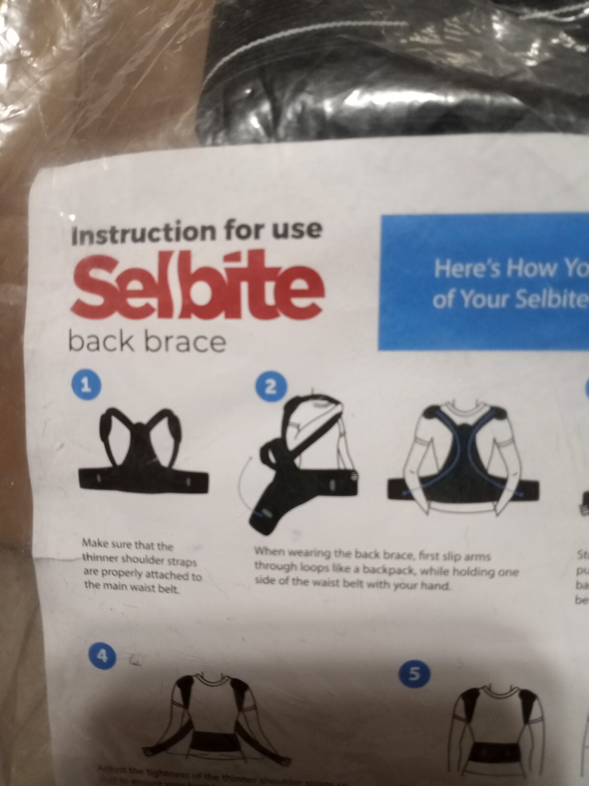 Selbite back brace
