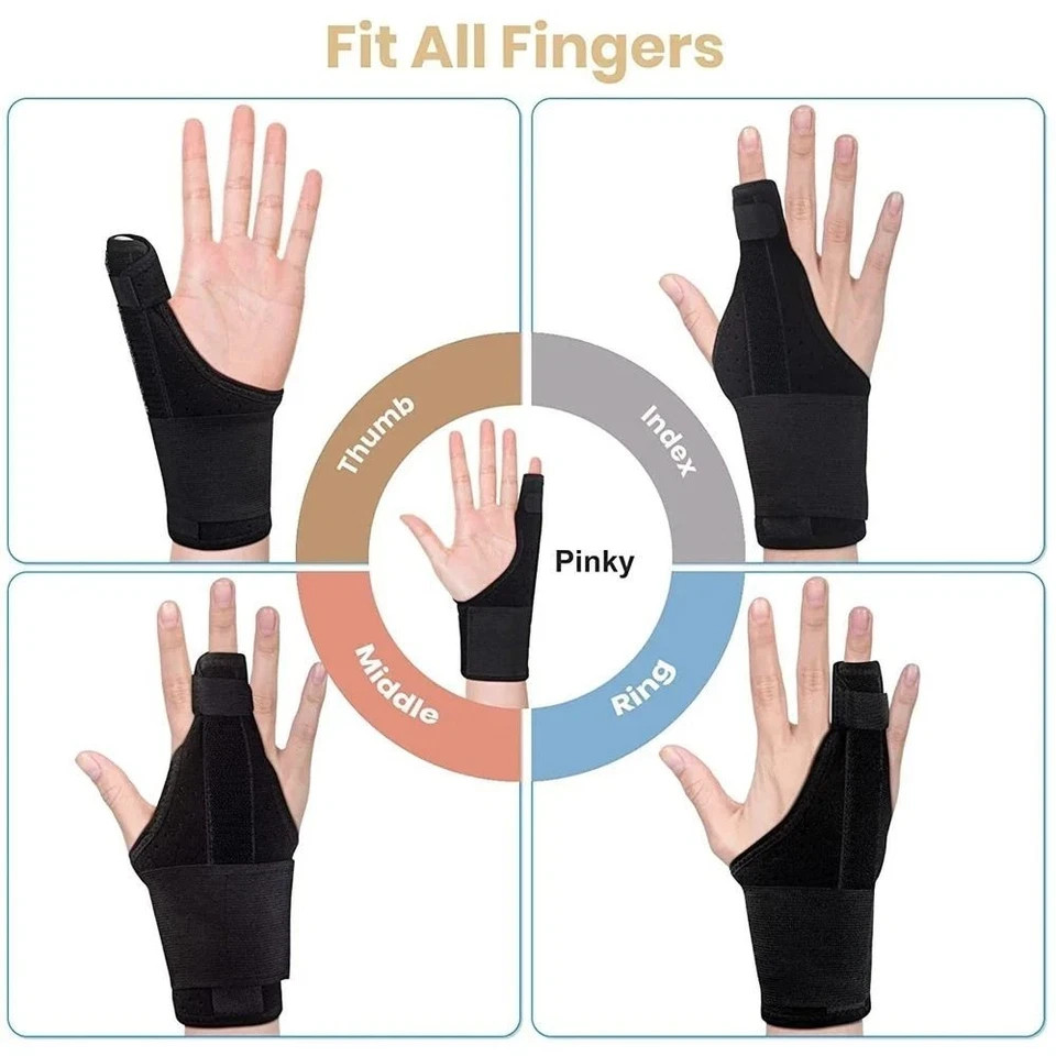 1x Trigger Finger Splints For Little Finger Pinky Brace Wrist Support Adjustable